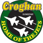 Croghan Elementary Home of the Jets logo