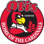 Otis Elementary Home of the Cardinals logo